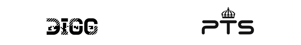 Logotyper från Digg, E-hälsomyndigheten, Socialstyrelsen